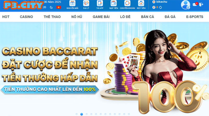 P3 - Sân chơi cá cược đỉnh cao và uy tín hàng đầu.